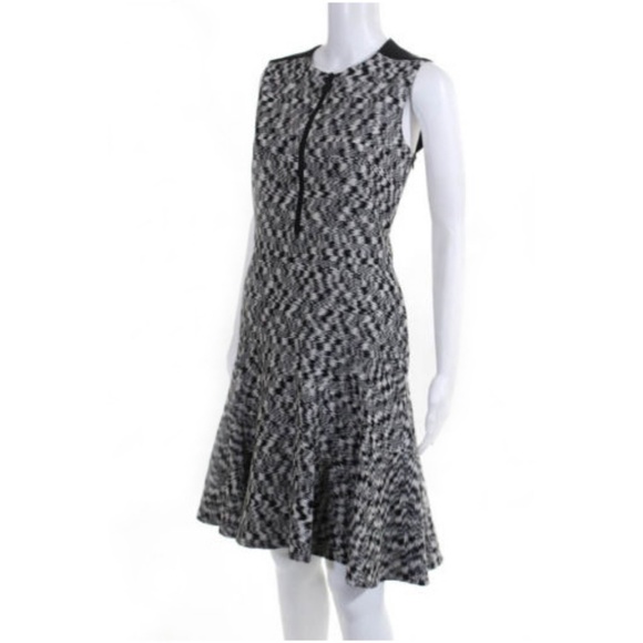AKRIS PUNTO Fit & Flare Zip Front Sleeveless Dress Size 10 MSRP $995 - Picture 2 of 8